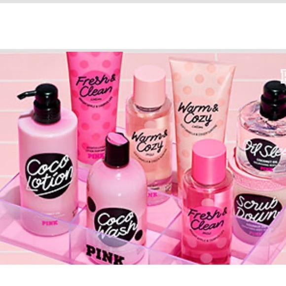 NEW💕VS PINK BEAUTY MAKE-UP TRAY /ORGANIZER PINK - Picture 6 of 6